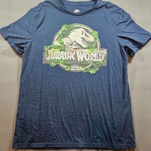 Jurassic World Graphic T‑Shirt Men’s Size 2XL Dinosaur Movie Tee